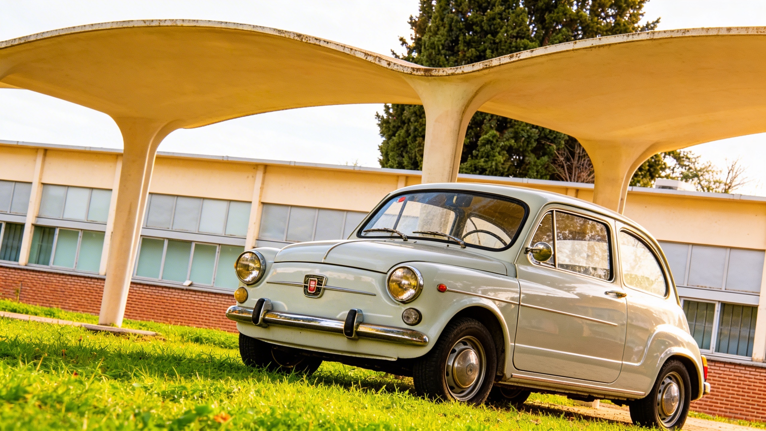 Уникальный Seat 600, который десятилетиями не покидает парковку у Университета Комплутенсе RUSSPAIN