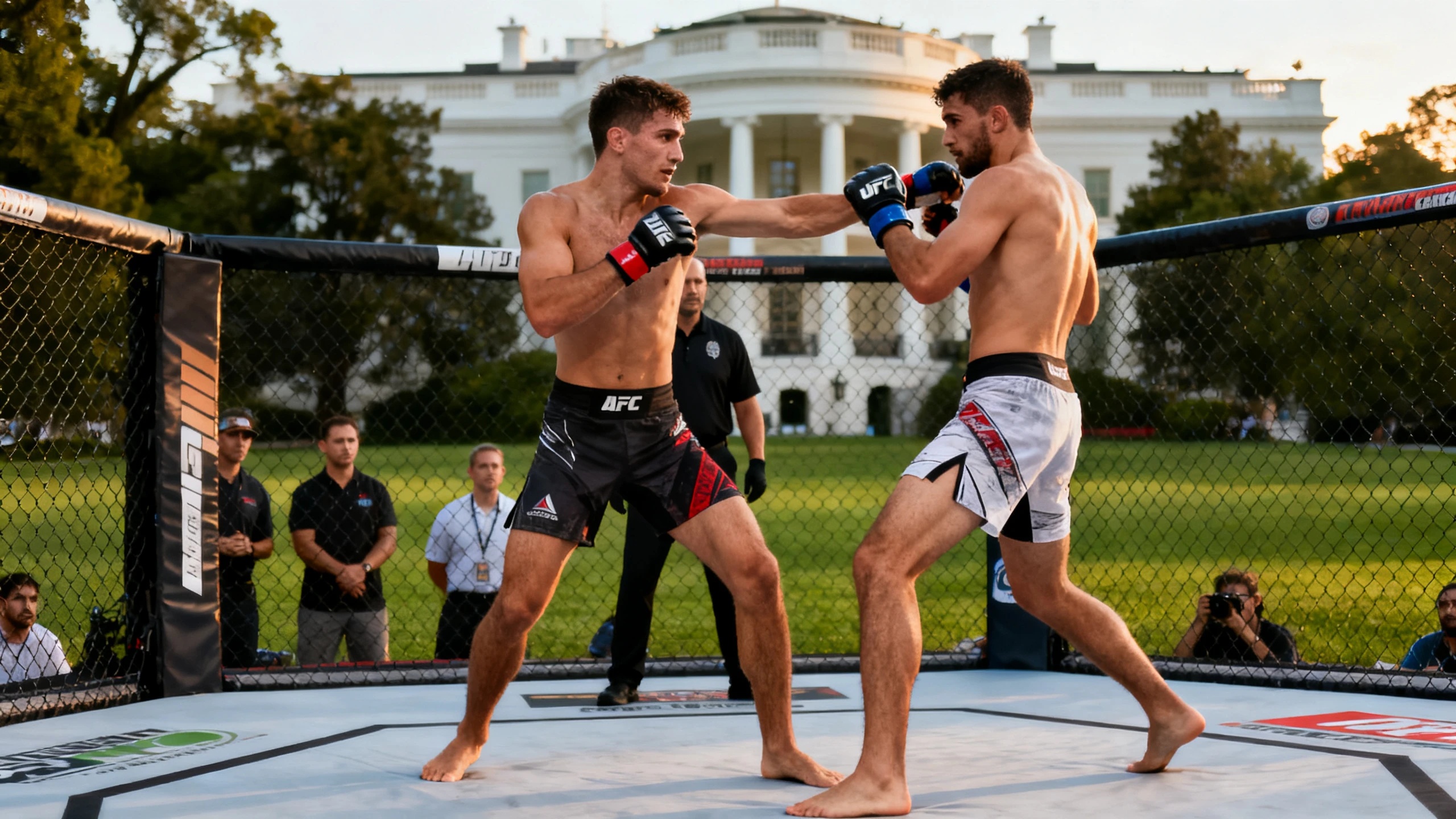 Турнир UFC Freedom 250 собрал чемпионов и громкие имена в Вашингтоне RUSSPAIN