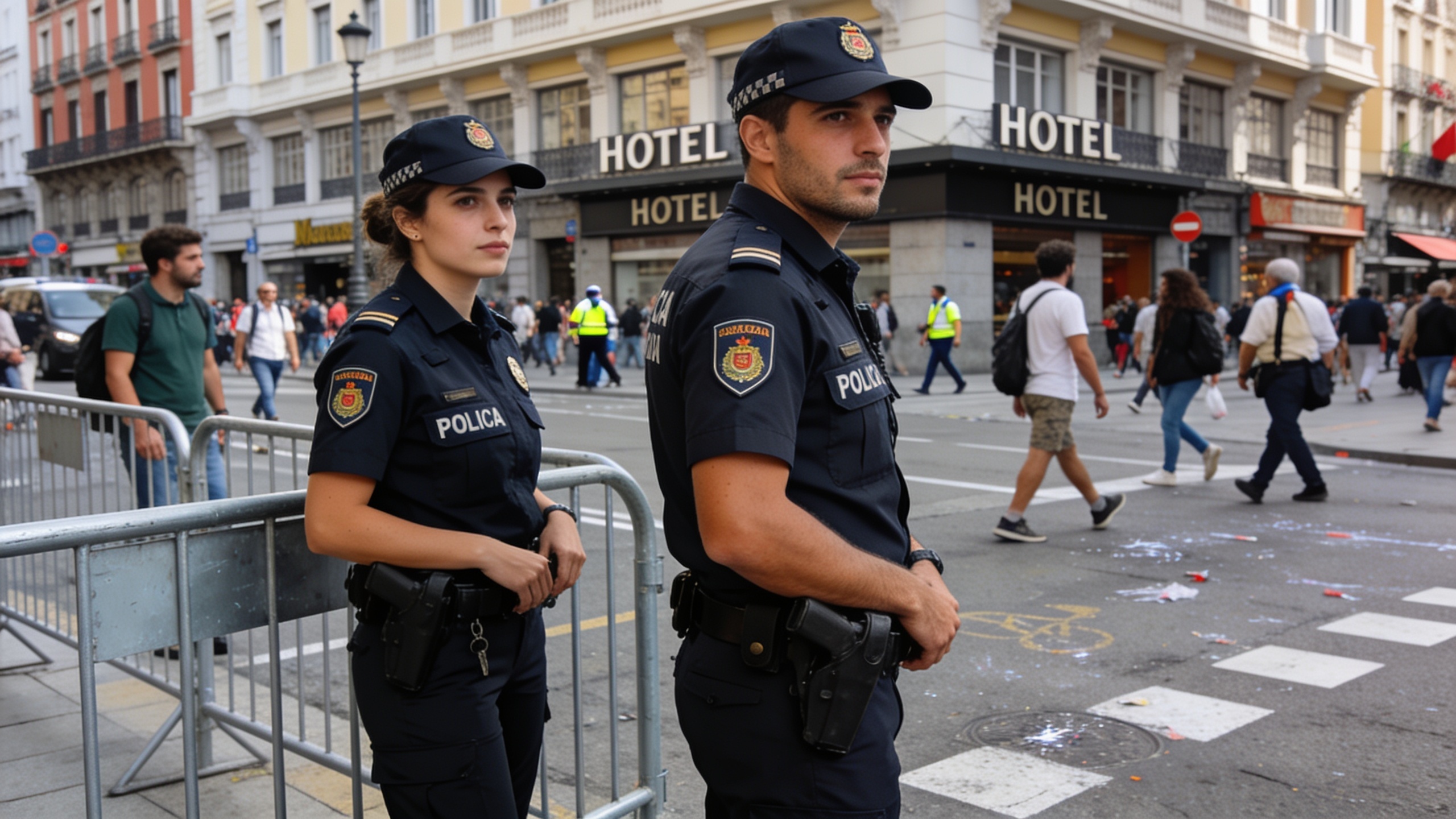 Полиция и отели Мадрида испытали нагрузку из-за приезда Папы и концертов RUSSPAIN