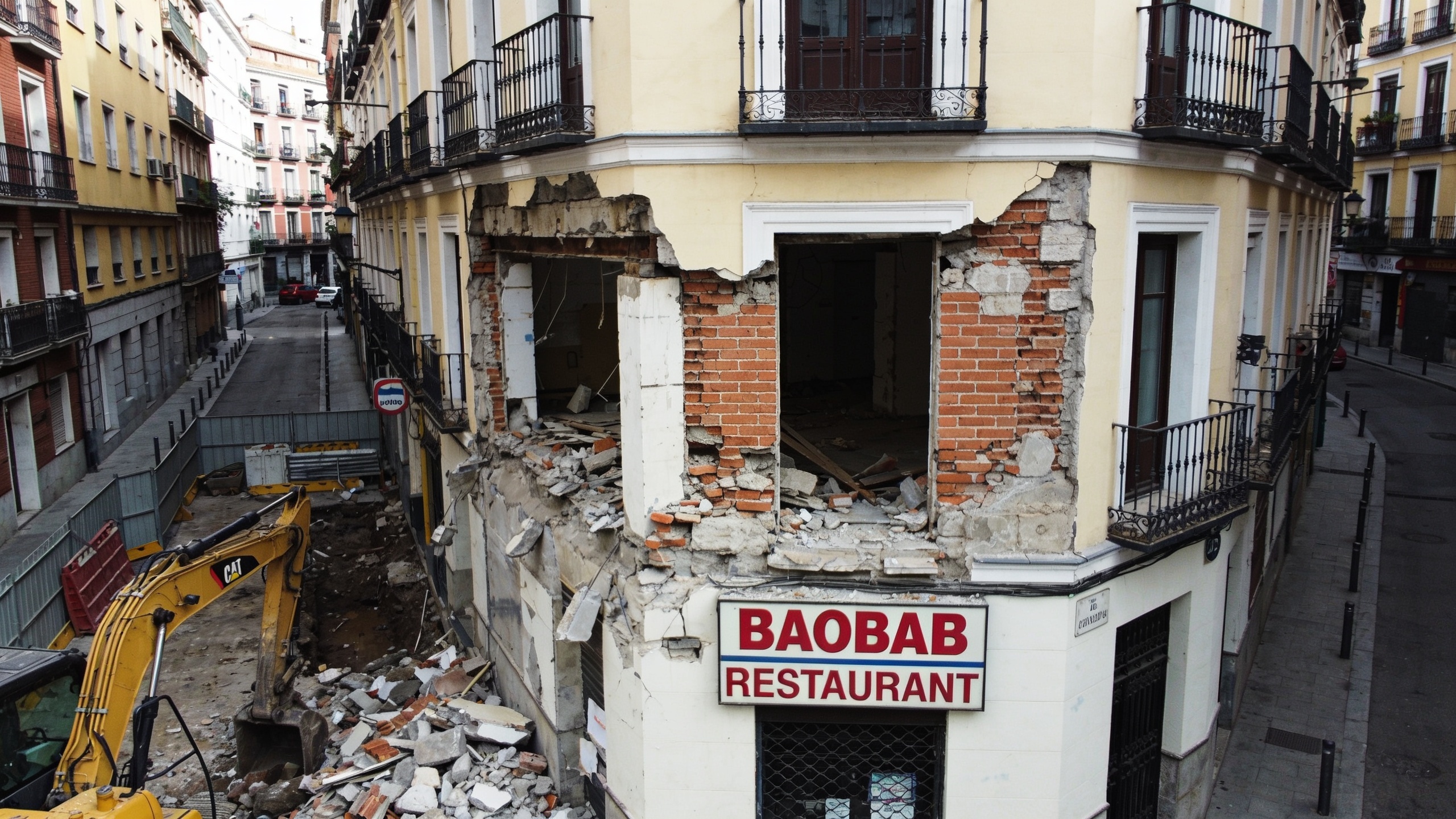 Скандал в Лавапьес: снос здания Baobab продолжается вопреки решению суда RUSSPAIN