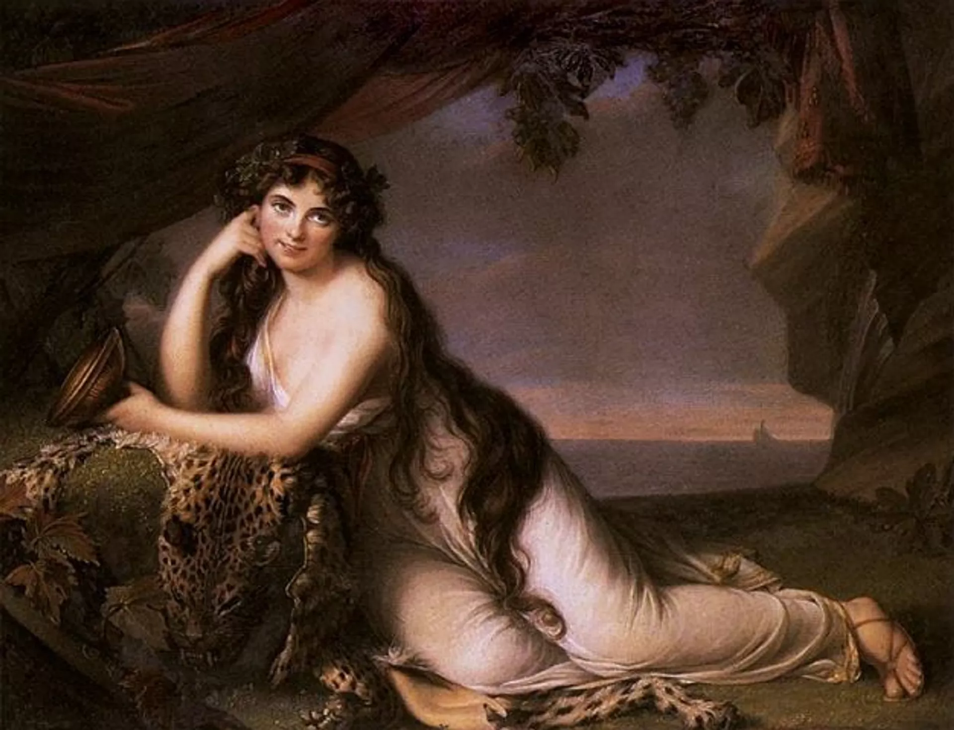 Элизабет Виже-Лебрен. Леди Эмма Гамильтон, 1790 - РИА Новости, 1920, 16.10.2020 RUSSPAIN © russpain.ru