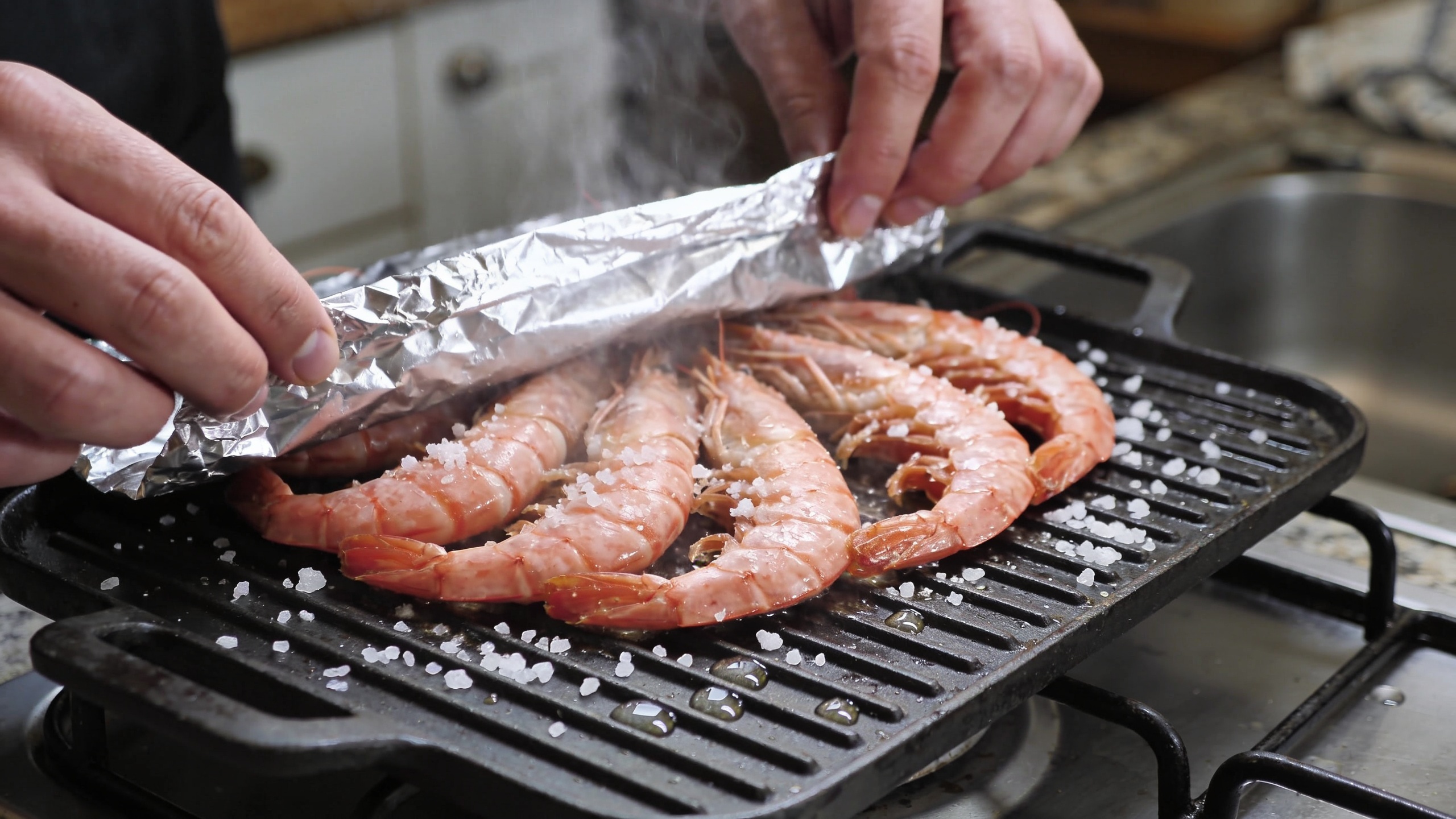 Как приготовить сочные gambas a la plancha по методу Дани Гарсии RUSSPAIN
