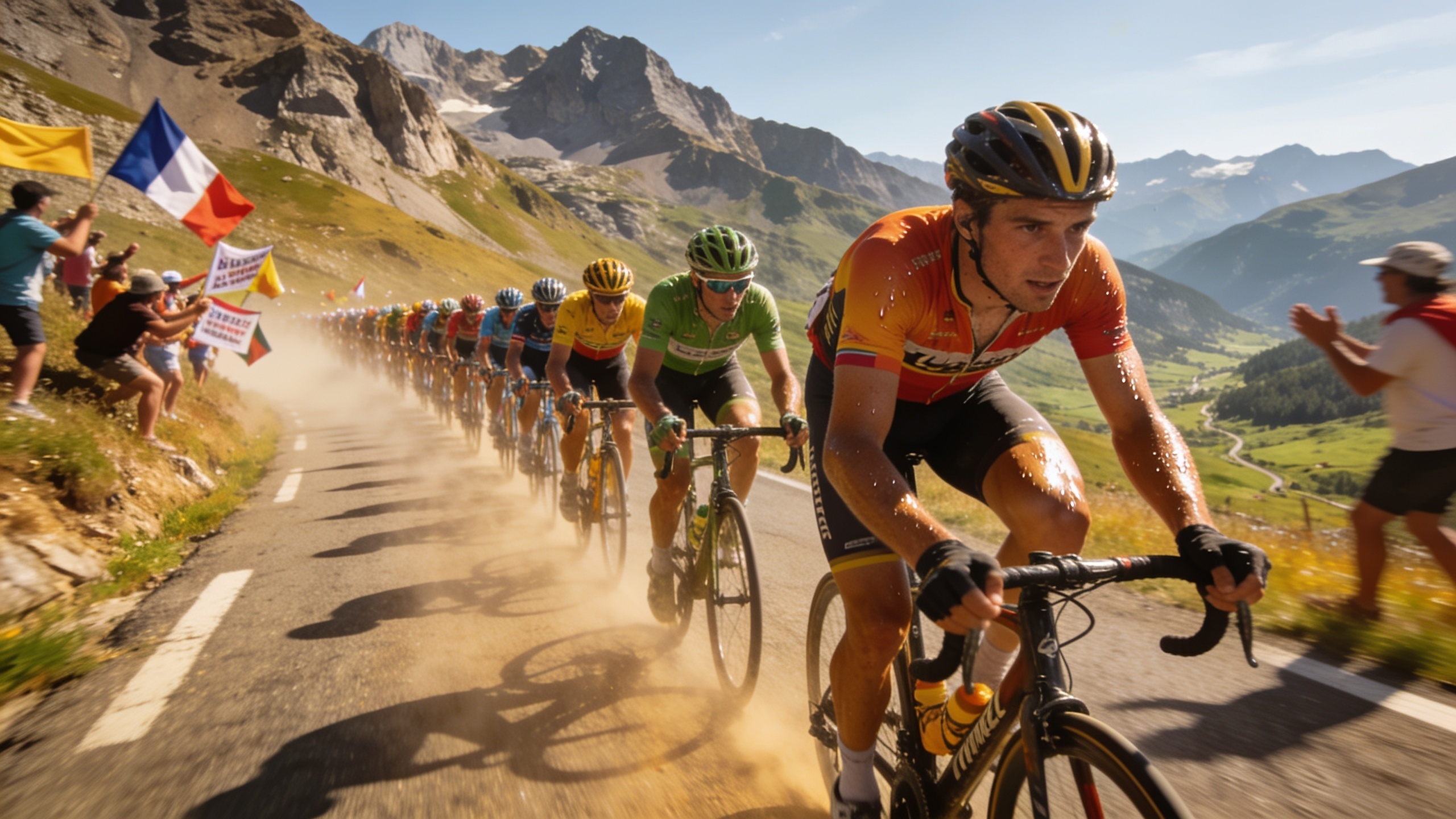 Горный этап Tour de Francia 2026: битва фаворитов на подъёме к Gavarnie-Gèdre RUSSPAIN